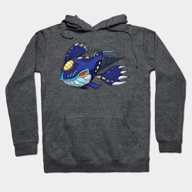 Kyo the Dragon Whale Hoodie by spartacomargioni